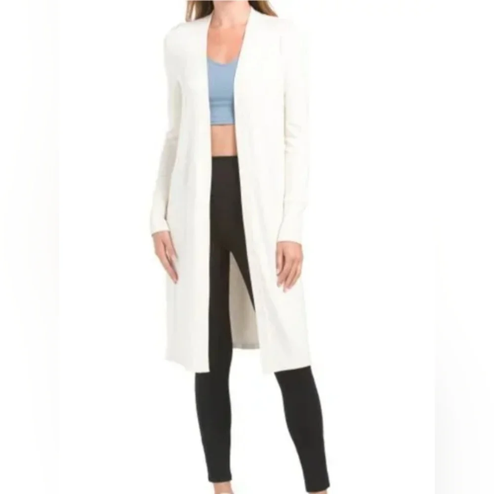 90 Degree by Reflex- HTR. LT. Grey | Melrose Lifestyle Side Slit Long Ca… - Picture 1 of 2